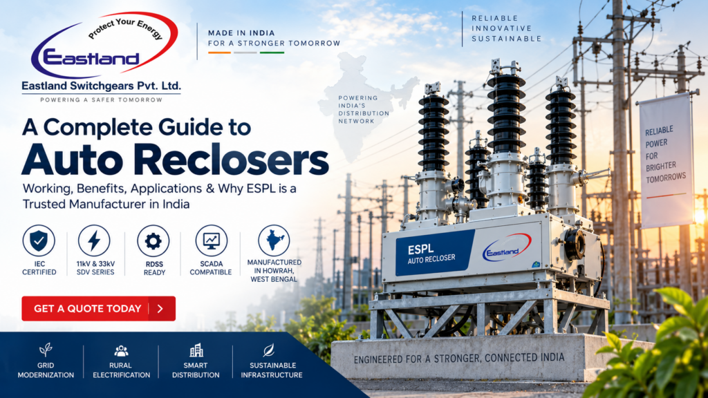 Auto Recloser Manufacturers India Auto Recloser Manufacturer in India – 11kV and 33kV SDV Series Auto Recloser by ESPL
